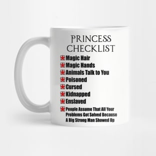 Princess Bucky Checklist Mug